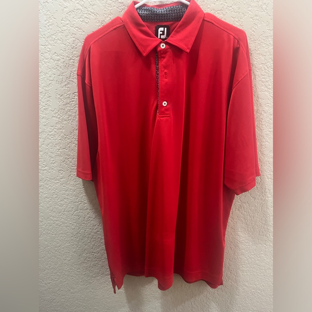 Footjoy red men’s XXL